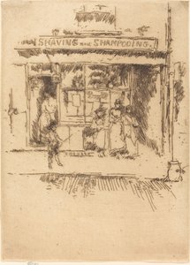 Scheren en Shampooneren door James Abbott McNeill Whistler