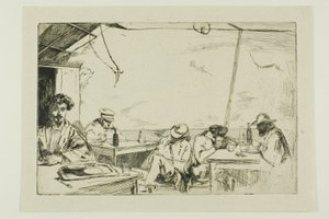 Soep voor drie sous door James Abbott McNeill Whistler