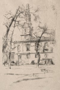 St. Giles-in-de-Velden door James McNeill Whistler