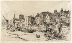 Adam en Eva Tavern, Oud Chelsea door James McNeill Whistler