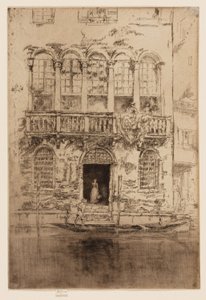 Het Balkon door James Abbott McNeill Whistler