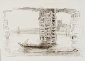 De Brede Brug door James Abbott McNeill Whistler