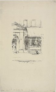 De hond van de slager door James McNeill Whistler