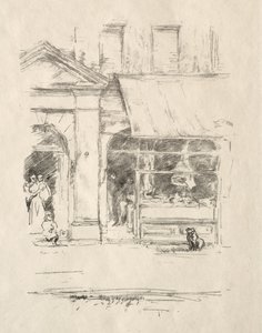 De hond van de slager door James McNeill Whistler