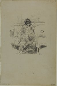 De Gedrapeerde Figuur, Zittend
