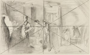 De smidse door James Abbott McNeill Whistler