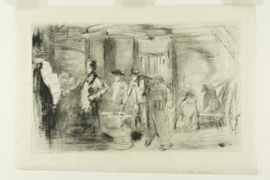 De smidse door James Abbott McNeill Whistler