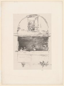 De smederij, Passage du Dragon door James Abbott McNeill Whistler