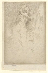 Het Kleine Hoedje door James Abbott McNeill Whistler