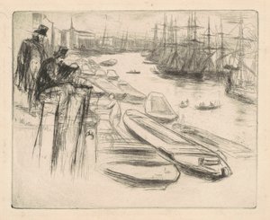 De kleine vijver door James McNeill Whistler