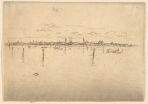 Het Kleine Venetië, uit de Eerste Venetië Set (Venetië, Een Serie van Twaalf Etsen)