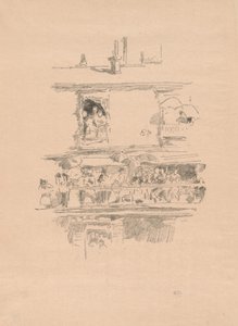 Het lange balkon door James McNeill Whistler