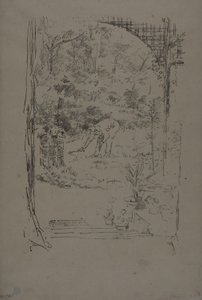 De man met een sikkel door James Abbott McNeill Whistler