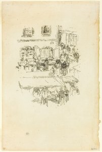 De Markt, Vitré door James McNeill Whistler