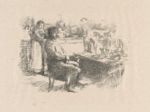 De schoenmaker door James McNeill Whistler