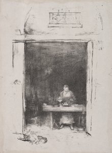De smid: Passage du Dragon door James McNeill Whistler