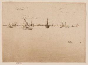 Het torenschip door James Abbott McNeill Whistler