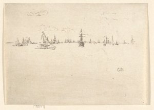 Het torenschip, uit de Jubileum Set door James Abbott McNeill Whistler