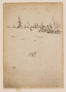 De bezoekersboot door James McNeill Whistler