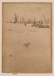 De bezoekersboot door James McNeill Whistler