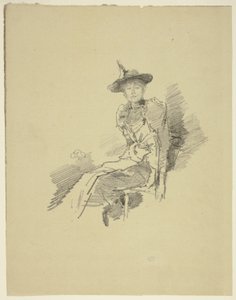 De gevleugelde hoed door James Abbott McNeill Whistler