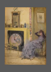 De gele kamer door James McNeill Whistler