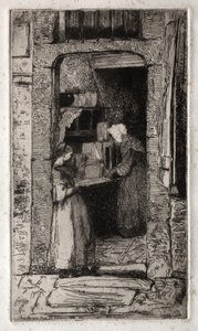 Twaalf etsen uit de natuur:  La Marchande de Moutarde door James McNeill Whistler