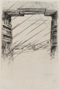 Onder de Oude Battersea Brug door James Abbott McNeill Whistler