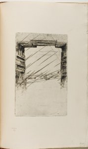 Onder de Oude Battersea Brug door James Abbott McNeill Whistler