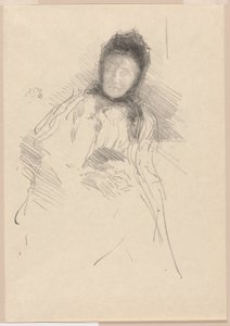 Onafgemaakte Schets van Lady Haden door James Abbott McNeill Whistler