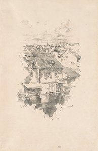 Vitré: Het kanaal door James McNeill Whistler