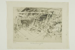 Wagenmaker door James Abbott McNeill Whistler