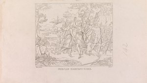 Ontwerpen voor de Grote Zaal van de Society of Arts (4 van 1 blad)