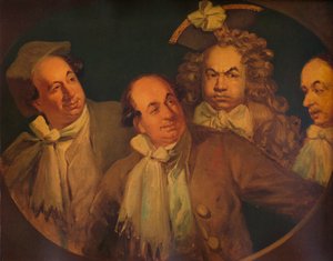 John Reeve als Harry Alias, in Een, Twee, Drie, Vier, Vijf, ca. 1829
