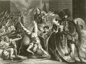 De dood van Wat Tyler door James Northcote