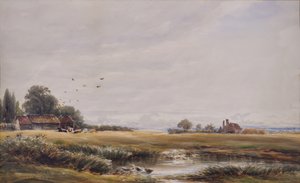 De dorpsvijver door James Orrock