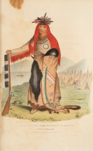 WAA-NA-TAA of de Voorste in de Strijd; opperhoofd van de Siouxstam, uit de Aboriginal Portfolio