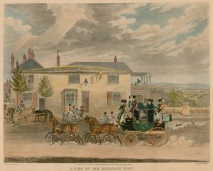 Een uitzicht op de Highgate Road