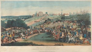 Paasmaandag. 1. Het loslaten van het hert bij Buckits Hill, Epping Forest