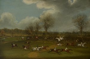 De St Albans Grand Steeplechase van 8 maart 1832, 1832-33 door James Pollard