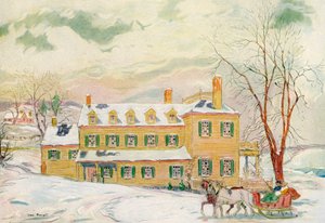 Het Kendall-huis, Virginia, VS, 18e eeuw, 1921 door James Preston