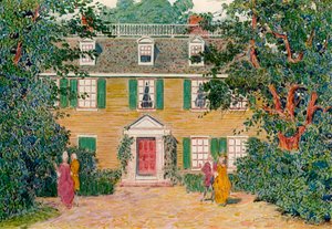 Het Quincy House, New England, VS, 18e eeuw