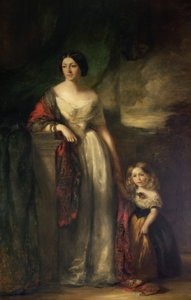 De 2e Lady de Tabley, met haar kleine dochter