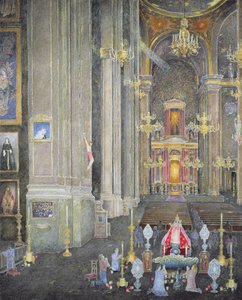 Verering van de Virgen del Rosario, het Klooster van San Domingo, 2001 door James Reeve