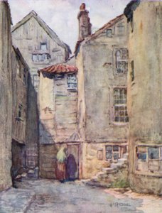 Oude Huizen, College Wynd door James Riddel