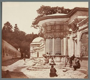 Fontaine de Eyoub [Istanboel. Fontein van sultan Eyüp?] door James Robertson