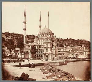 "Mosquée de Tophanna" [Istanbul. De moskee in Tophane] door James Robertson