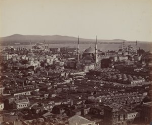 Panorama van Constantinopel,1857 (foto) door James Robertson