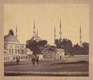 Moskee van sultan Ahmed door James Robertson