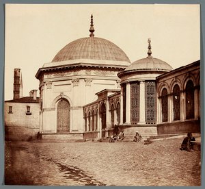 Graf van sultan Mahmud [Istanbul. Graf van sultan Mahmud] door James Robertson